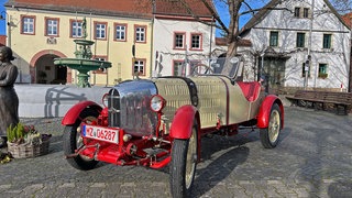 Opel RAK-1, ein Oldtimer mit Raketenantrieb in Schwabenheim