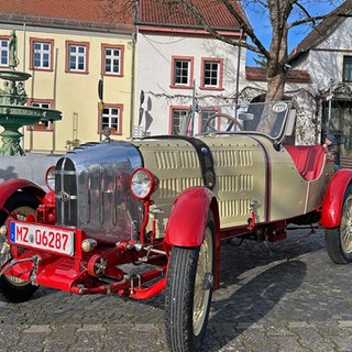 Opel RAK-1, ein Oldtimer mit Raketenantrieb in Schwabenheim