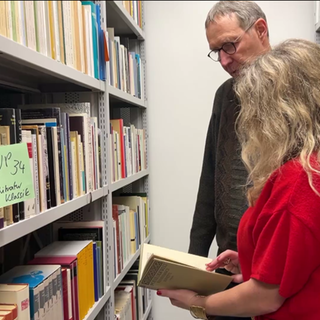 Bischofsbücher in der Bibliothek