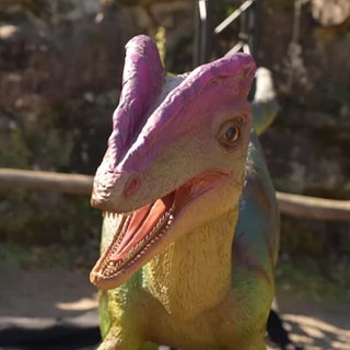 Dinoausteller im Dino-Park