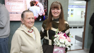 Sofia Somoylova und ihre Großmutter Serafima