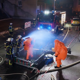 Die Freiwillige Feuerwehr Idar-Oberstein: Große Gefahrstoffübung