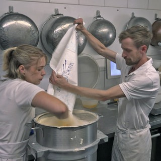 Die Geschwister Isabel und Amadeus Böttinger arbeiten in ihrer Bäckerei
