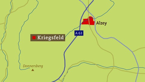 Karte Kriegsfeld