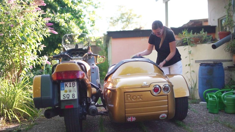 Hahnweilerhof - Motorrad mit Beiwagen