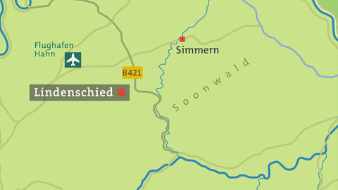 Karte Lindenschied