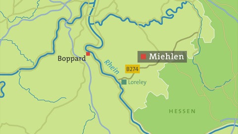 Miehlen - Karte