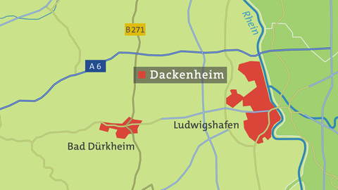 Dackenheim Karte