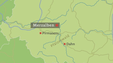 Hierzuland Merzalben Karte
