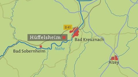 Karte Hüffelsheim