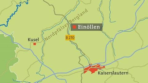 Einöllen - Karte