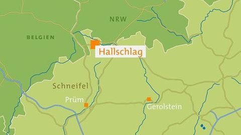 Hallschlag - Karte