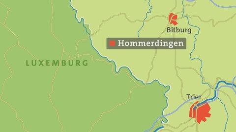 Hierzuland Hommerdingen, Kartenansicht