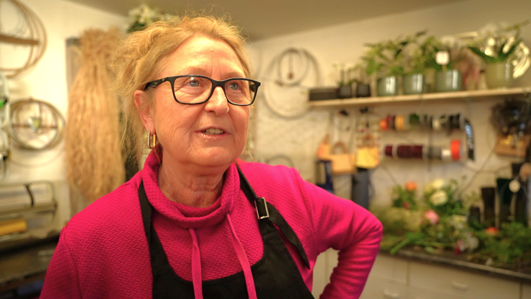 Floristin Ilse Kollmann