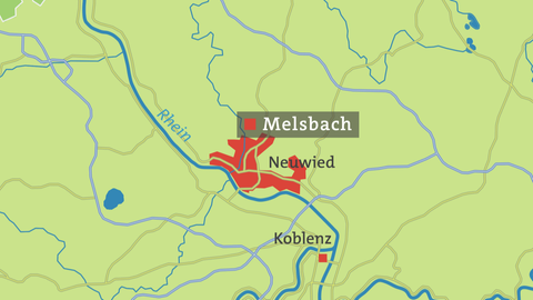 Karte von Melsbach