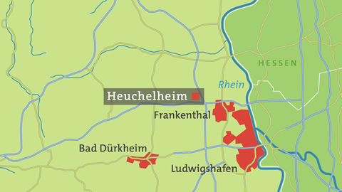 Karte von Heuchelheim
