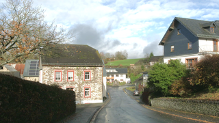 Die Hauptstraße von Gillenbeuren