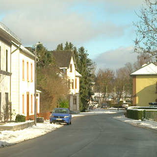 Die Bahnhofstraße in Lissendorf
