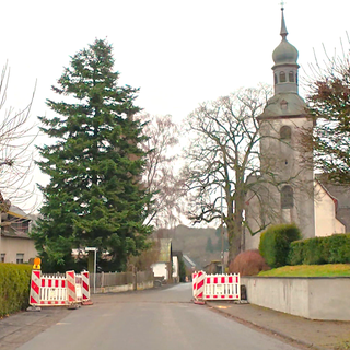 Die Kirchstraße in Weiler