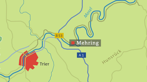 Karte von Mehring