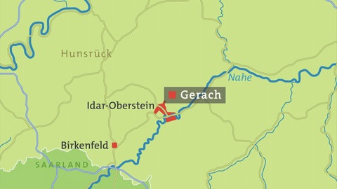 Karte Gerach