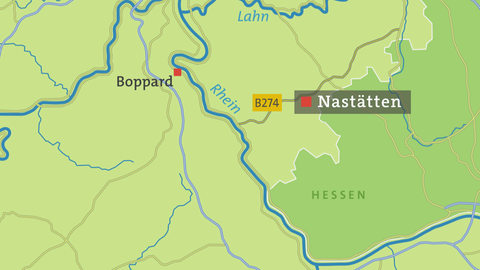 Karte von Nastätten 