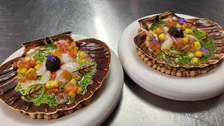 Das Jakobsmuschelceviche aus der Treffpunkt Sendung