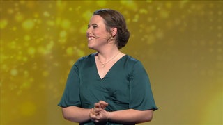 Katja Simon dankt ihrer Familie. 