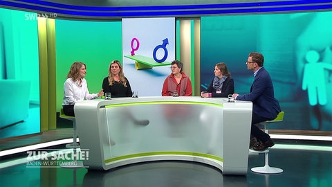 Moderator Florian Weber und Gäste