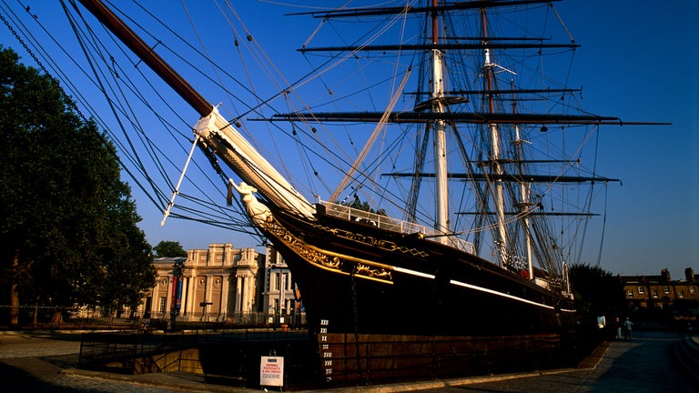 Die "Cutty Sark" in Greenwich